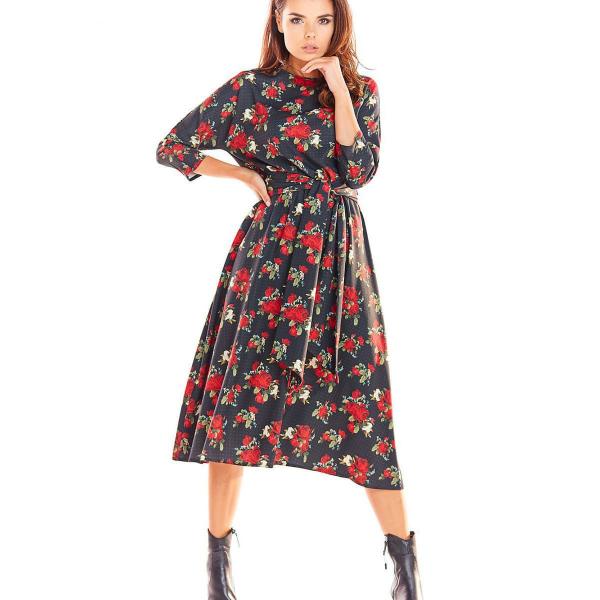 Šaty awama model 139500 Black XL