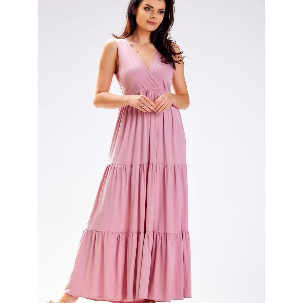 Šaty awama model 181111 Pink S