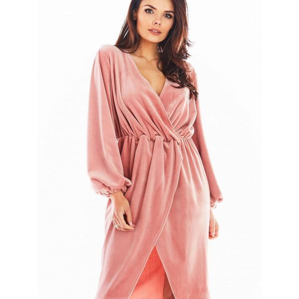 Šaty awama model 150747 Pink M