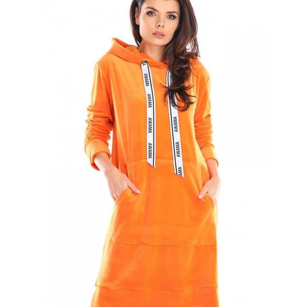 Šaty awama model 154799 Orange L/XL