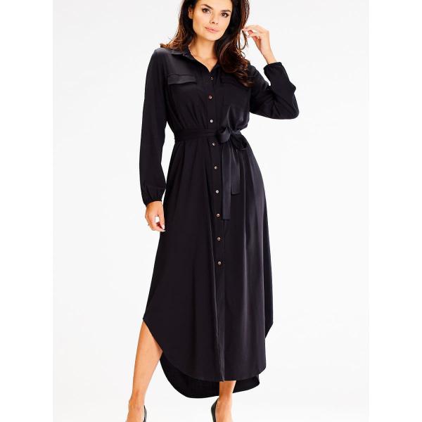 Šaty awama model 187160 Black S/M