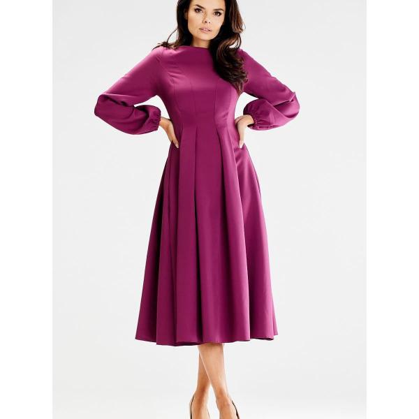 Šaty awama model 187176 Purple XL