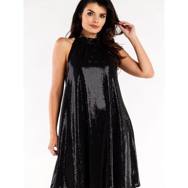 Šaty awama model 174326 Black L/XL