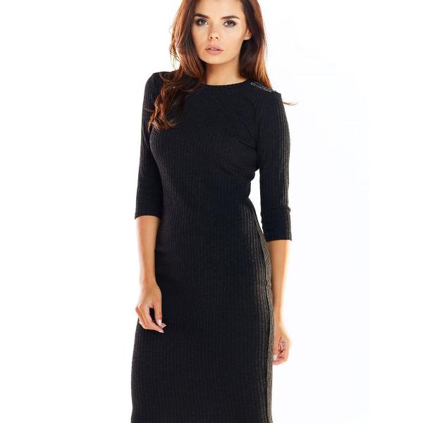 Šaty awama model 139522 Black L