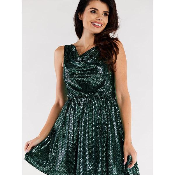 Šaty awama model 174327 Green XL