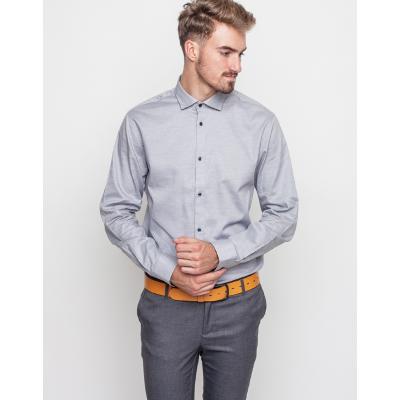 Košile Selected Twosam Light Grey Melange