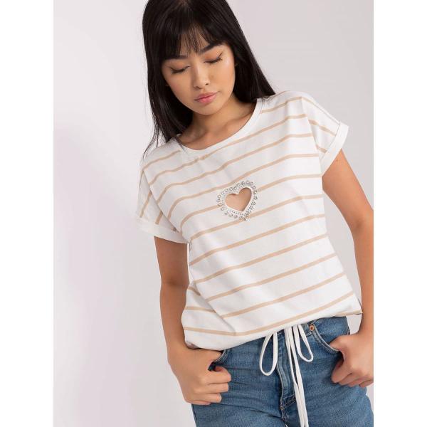 Tričko Relevance model 182139 Beige S/M