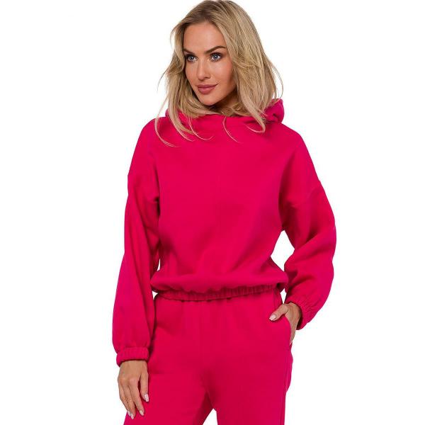 Mikina Moe model 184722 Pink XXL/XXXL