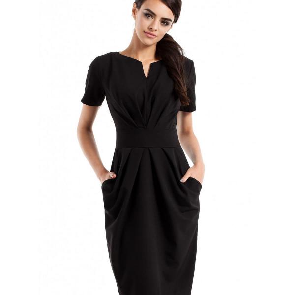 Šaty Moe model 60196 Black XL