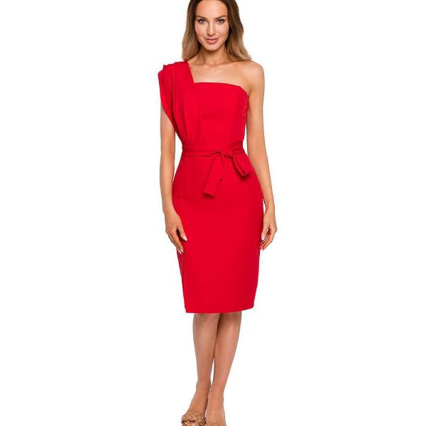 Šaty Moe model 163676 Red XL