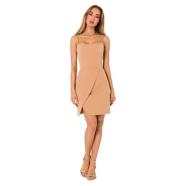 Šaty Moe model 177542 Beige S