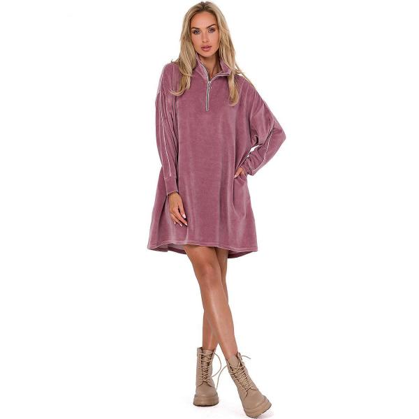 Šaty Moe model 184706 Pink XXL/XXXL