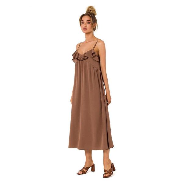 Šaty Moe model 177545 Brown S