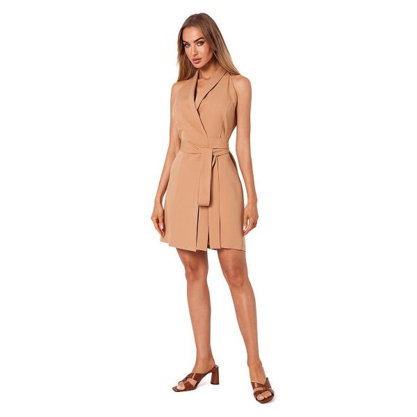 Šaty Moe model 177530 Beige L