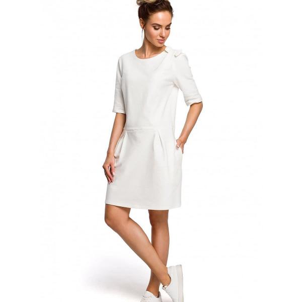 Šaty Moe model 127557 Beige M