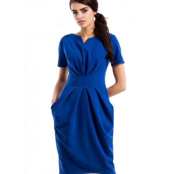 Šaty Moe model 60199 Blue L