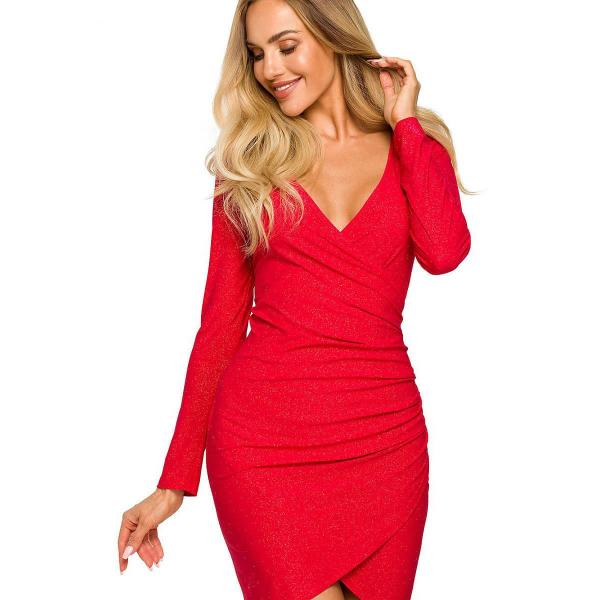 Šaty Moe model 172377 Red XXL