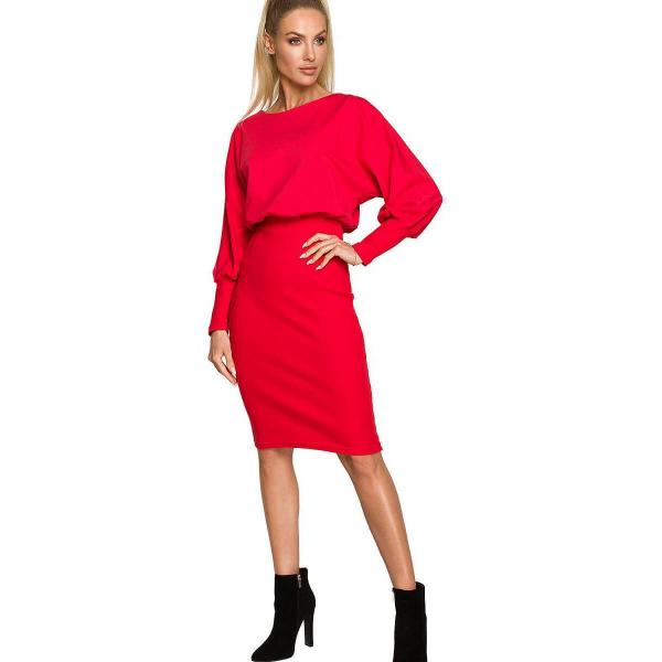 Šaty Moe model 170003 Red M