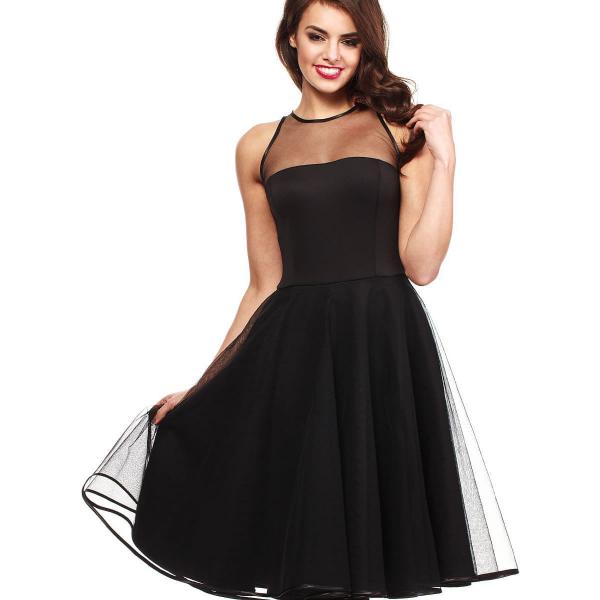 Šaty Moe model 36186 Black XL