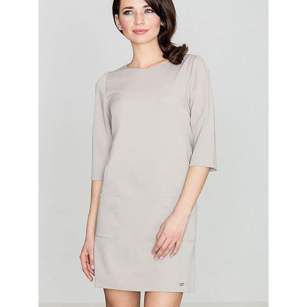 Šaty Lenitif model 119339 Beige L