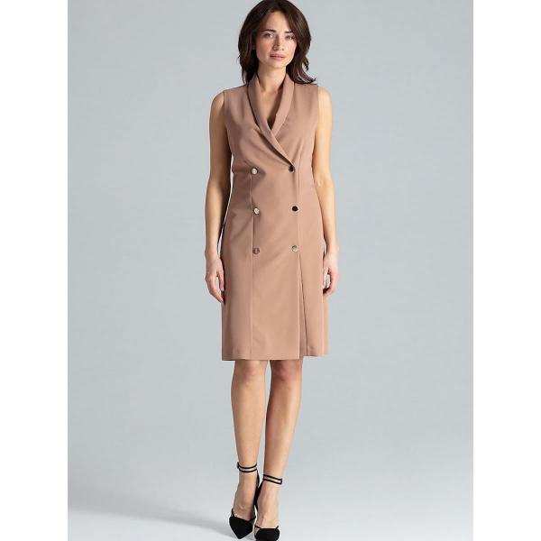 Šaty Lenitif model 133216 Brown S