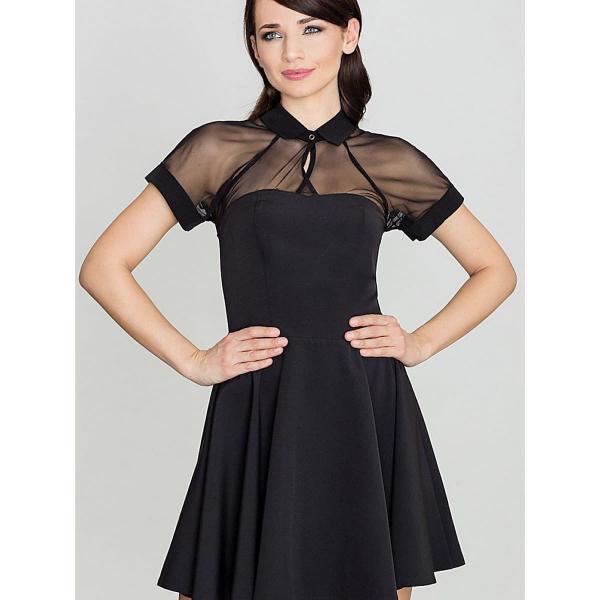 Šaty Lenitif model 114300 Black XL