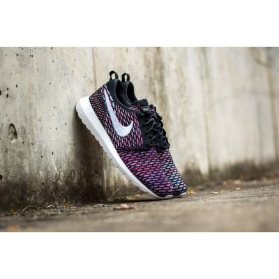 Nike Roshe NM Flyknit Black/ White-University Red-Deep Royal Blue