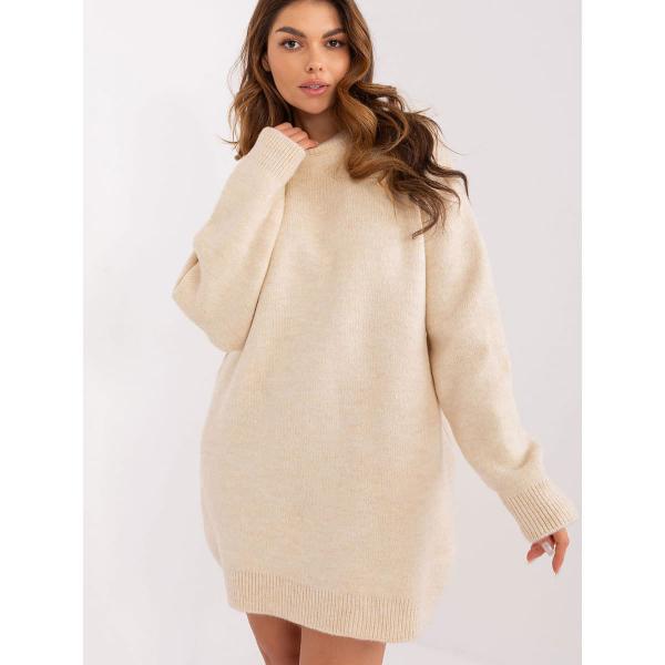 Šaty Rue Paris model 190145 Beige Universal