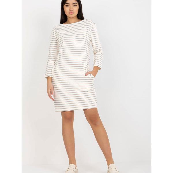 Šaty Rue Paris model 175411 Beige S