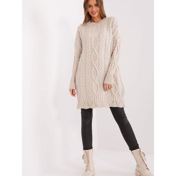 Šaty Rue Paris model 190607 Beige Universal