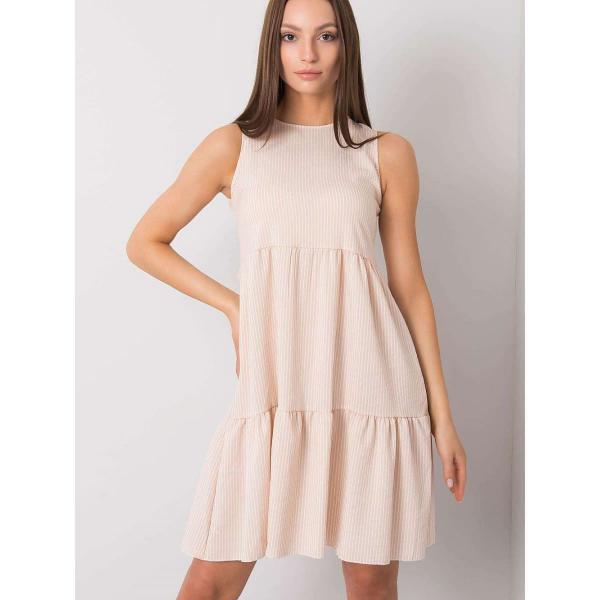 Šaty Rue Paris model 180891 Beige M