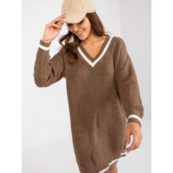 Šaty Rue Paris model 170757 Brown Universal