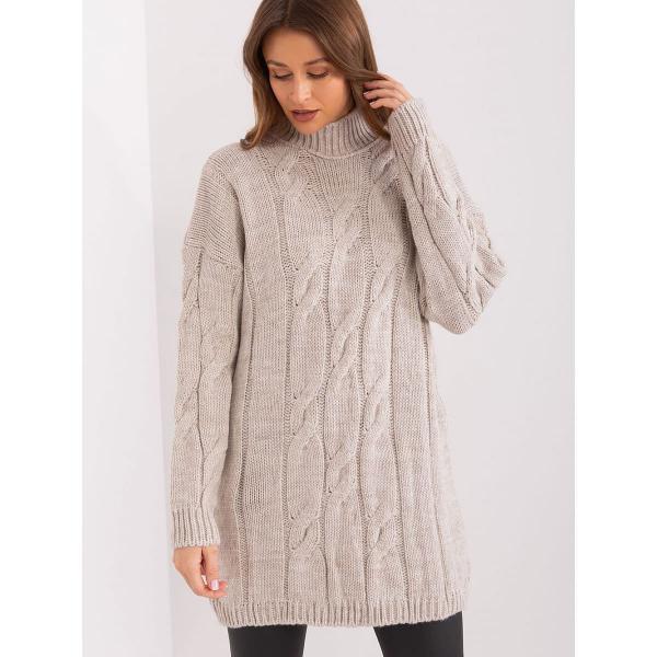 Šaty Rue Paris model 190149 Beige Universal