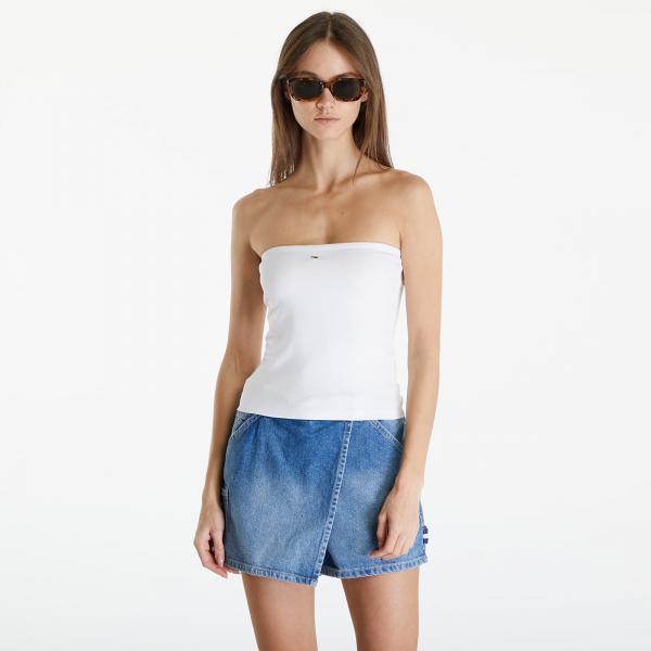 Top Tommy Jeans Slim Essential Tee White M
