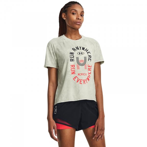 Šortky Under Armour Run Anywhere Shortsleeve Grove Green M