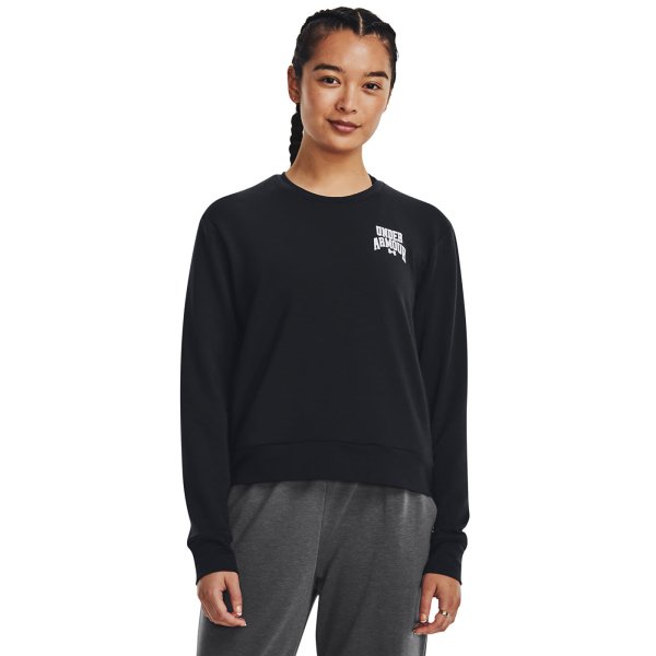 Mikina Under Armour Rival Terry Graphic Crew Black S
