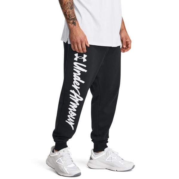 Kalhoty Under Armour Rival Fleece Graphic Jgrs Black S