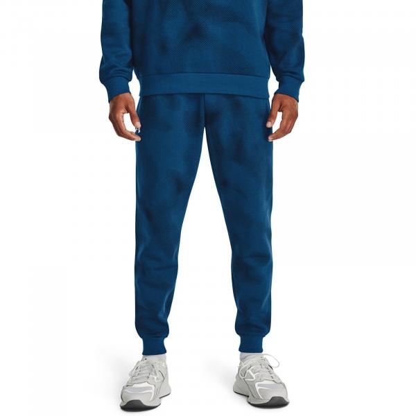 Kalhoty Under Armour Rival Fleece Printed Jgrs Varsity Blue L