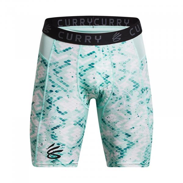 Šortky Under Armour Curry Hg Prtd Shorts Neo Turquoise M