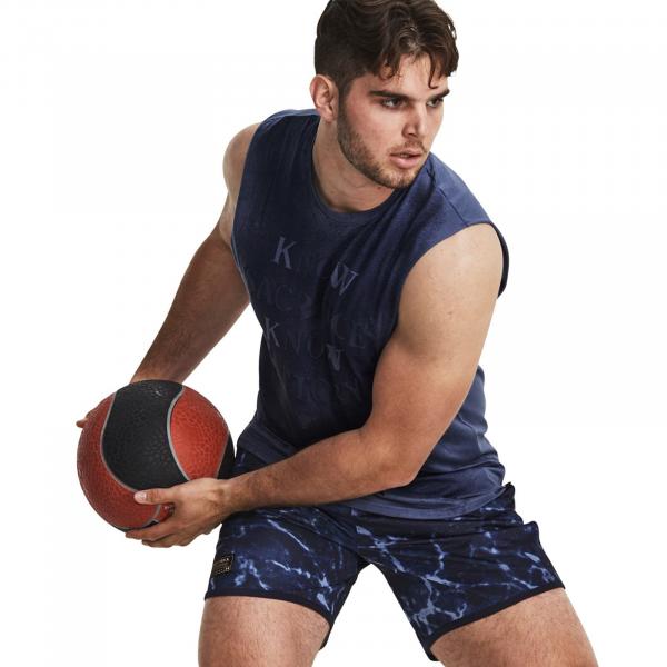 Tílko Under Armour Project Rock Sms Sl Tank Hushed Blue M