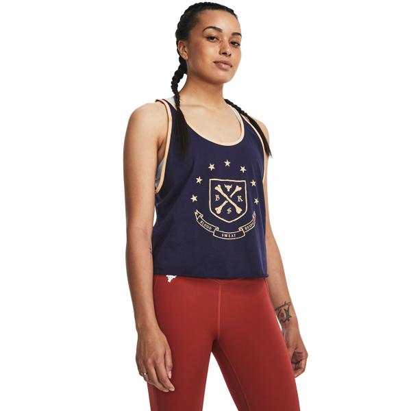 Tílko Under Armour Project Rck Q3 Arena Tank Midnight Navy L