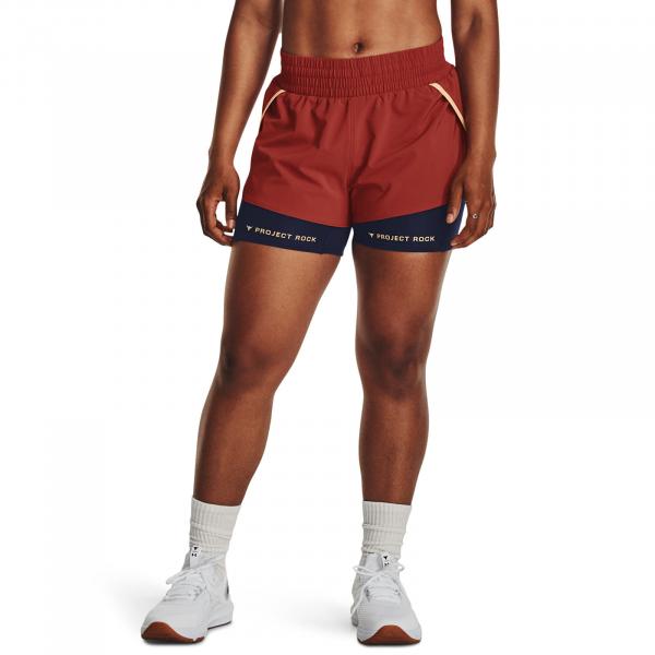 Šortky Under Armour Project Rck Flex Short Heritage Red M