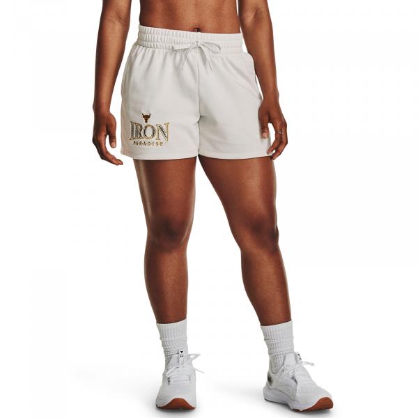 Šortky Under Armour Project Rck Everyday Terry Short White Clay M