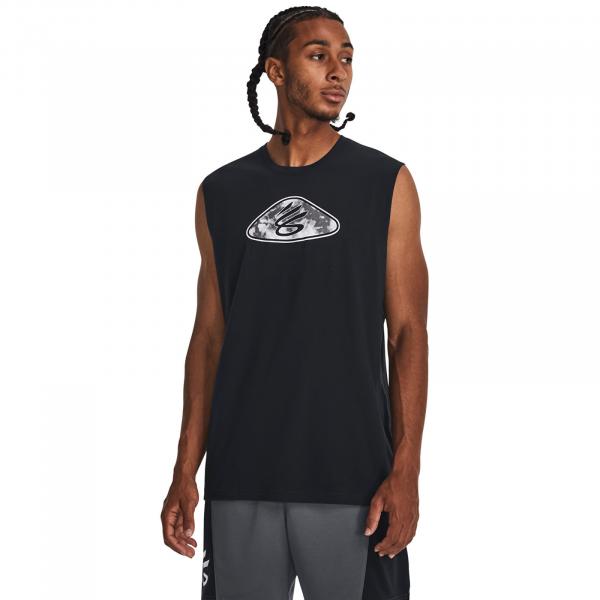 Tričko Under Armour Curry Slvs Tee Black M