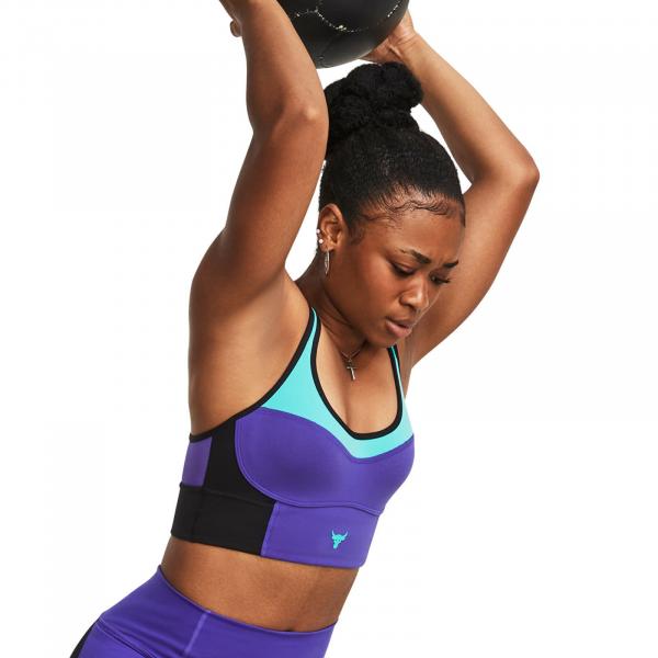 Podprsenka Under Armour Project Rck Lets Go Ll Infty Bra Electric Purple M