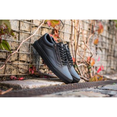 Vans Old Skool Zip (Gunmetal) Black/ Black