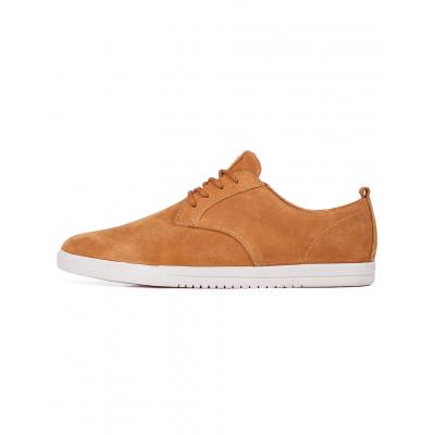 Boty Clae ELLINGTON SUEDE Honey Gold Suede