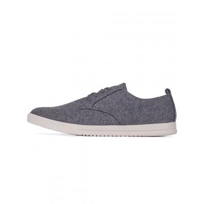 Boty Clae ELLINGTON TEXTILE charcoal wool