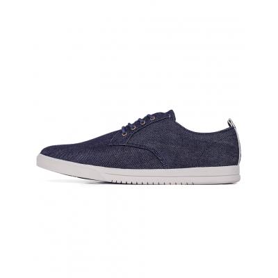 Boty Clae ELLINGTON TEXTILE Deep Navy Selvedge Denim