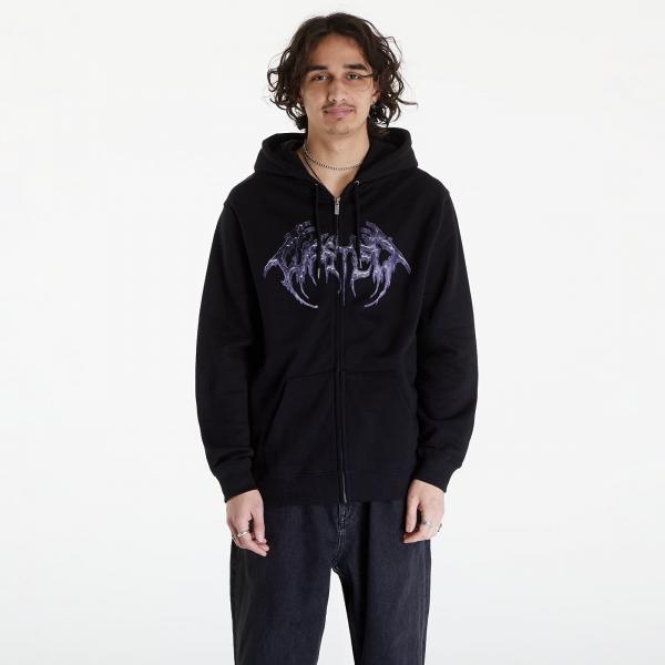 Mikina Wasted Paris Hoodie Zip Ashes Black M